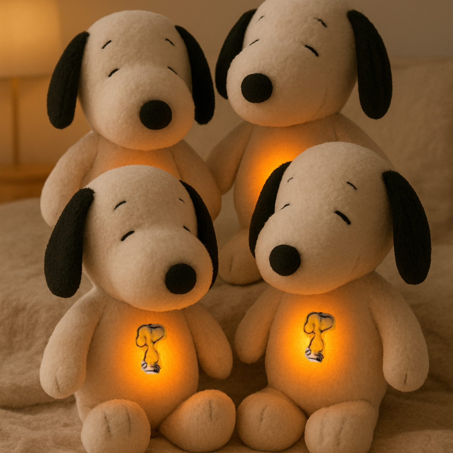 Sleepy Snoopy - Peluche calmante con efecto de respiración