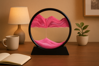 Aurora - Reloj de Arena Hipnótico decorativo Rosa