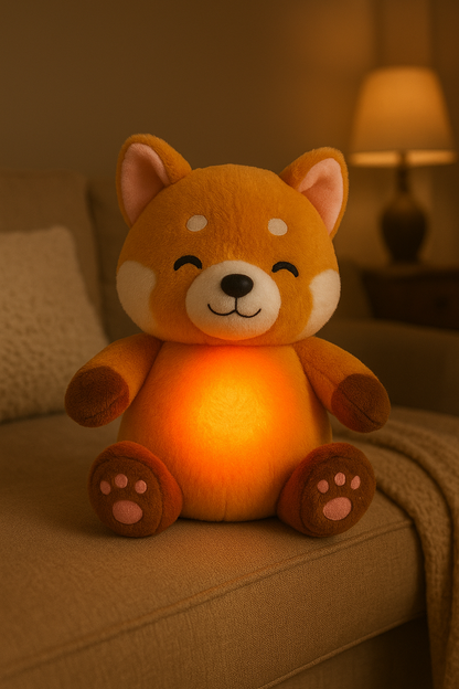 Sleepy Red Panda - Peluche calmante con efecto de respiración