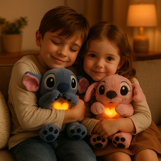 Sleepy Stitch - Peluche calmante con efecto de respiración