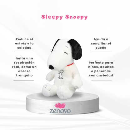 Sleepy Snoopy - Peluche calmante con efecto de respiración