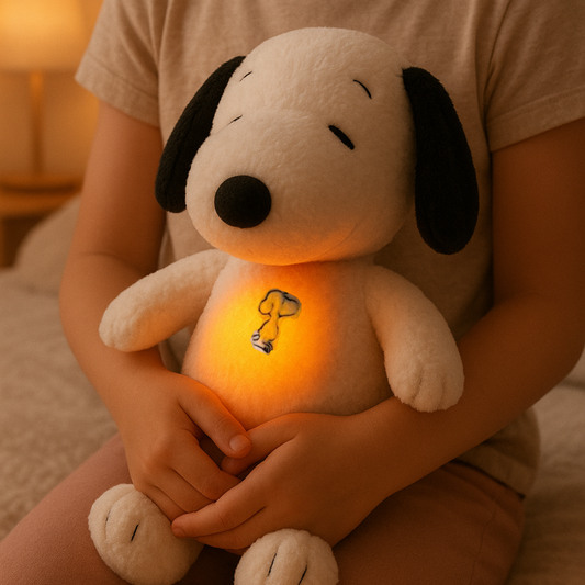 Sleepy Snoopy - Peluche calmante con efecto de respiración